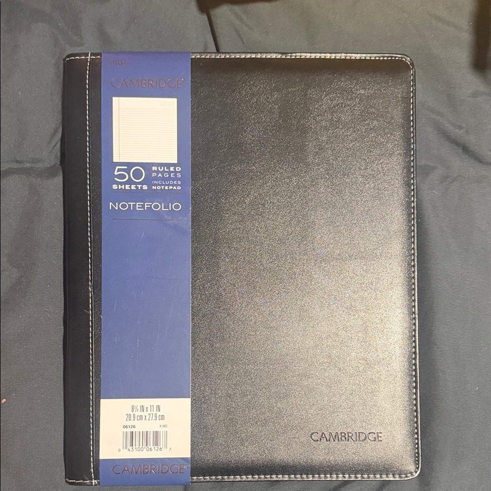 Cambridge Black Notefolio Binder